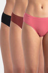 Jockey Low Rise Full Coverage Bikini Panty (Pack of 3) - Multicolor — thumbnail 1